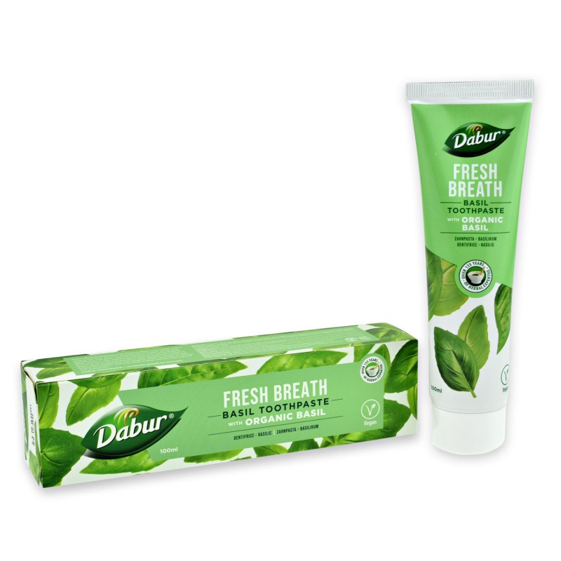 Toothpaste with basil, Dabur, 100ml