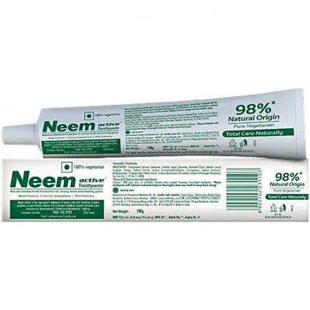 Активная зубная паста Neem, 100г