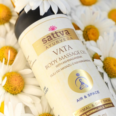 Massage oil for dry and mature skin Vata, Sattva Ayurveda, 200ml