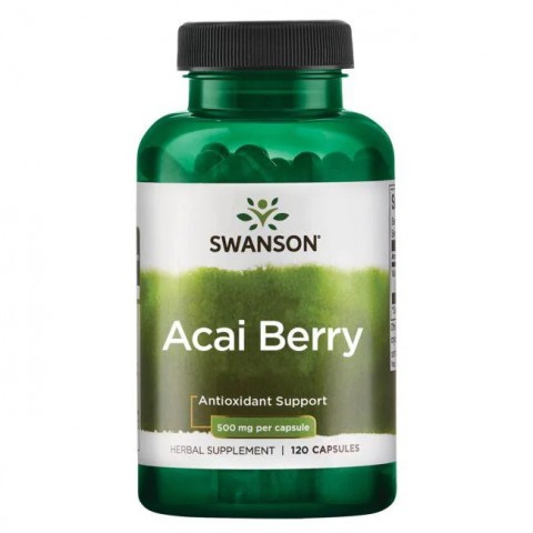 Acai Berry Extract, Swanson, 500mg, 120 capsules