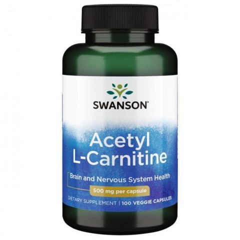 Acetyl L-Carnitine, Swanson, 500mg, 100 capsules