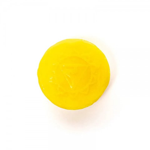 Solar Plexus Chakra Soap in Palm Leaf Manipura, Holy Lama, 100g