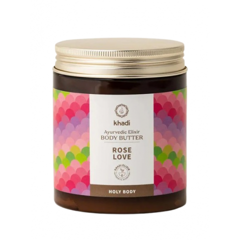 Ayurvedic Body Butter Rose Love, Khadi, 250 ml