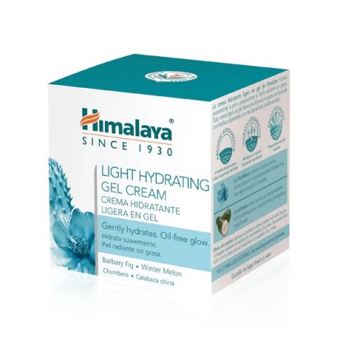 Lightly moisturising gel face cream, Himalaya, 50g