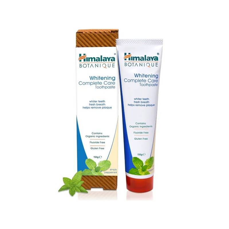 Отбеливающая зубная паста Simple Peppermint Complete Care Botanique, Himalaya, 150 г