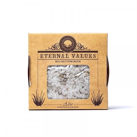 Sea salt for bath Aloe, External Values, 450g