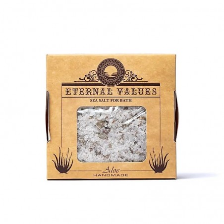 Sea salt for bath Aloe, External Values, 450g
