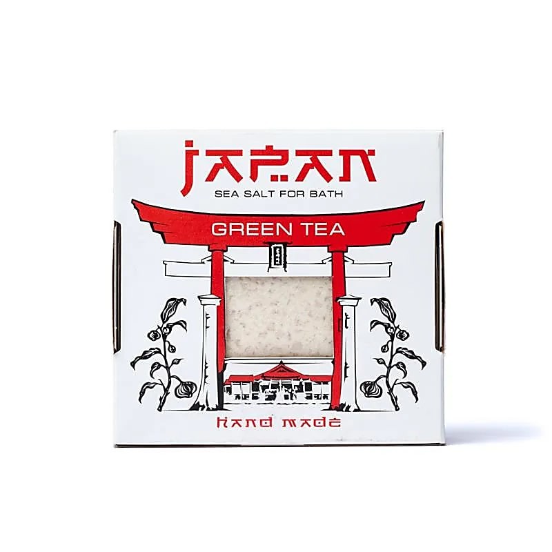 Sea salt for bath with green tea, Japan, 450g Sea salt for bath with green tea, Japan, 450g