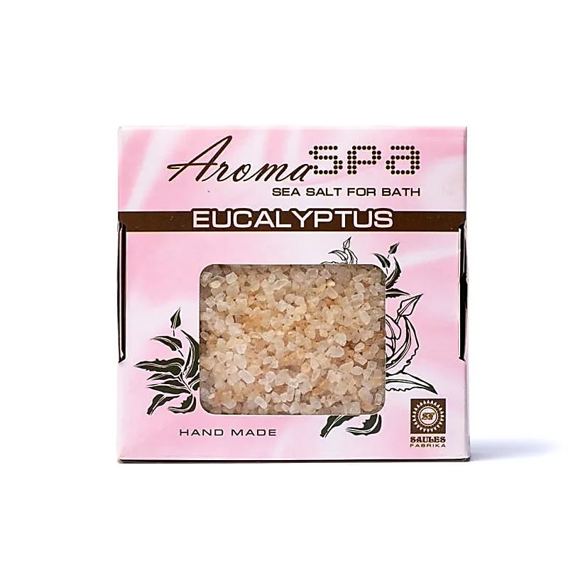 Sea salt for bath with eucalyptus, Aroma Spa, 450g Sea salt for bath with eucalyptus, Aroma Spa, 450g