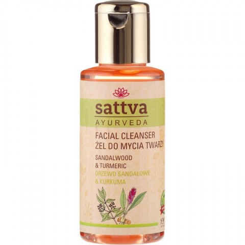 Facial cleanser with sandalwood and turmeric, Sattva Ayurveda, 100ml