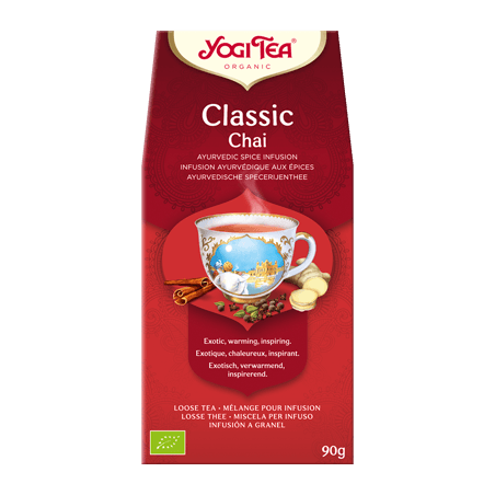 Классический аюрведический чай для йоги, органический, рассыпной, Yogi Tea, 90г