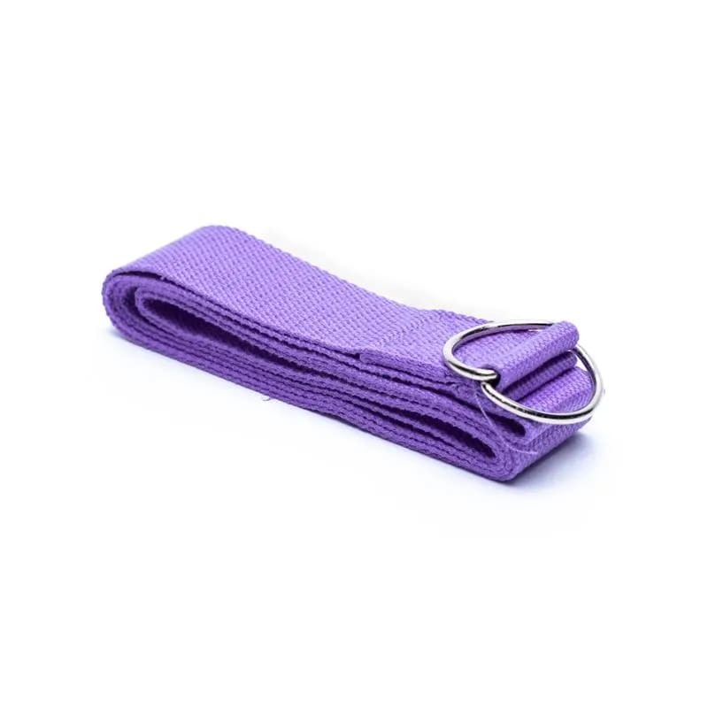 copy of Yoga support belt D-ring, Yogi & Yogini, various colors, 183x4cm