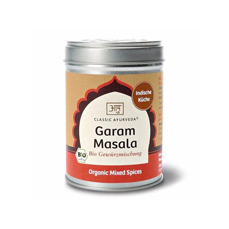 Garam Masala spice mix, organic, Classic Ayurveda, 80g Garam Masala spice mix, organic, Classic Ayurveda, 80g