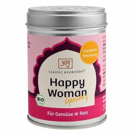 Organic spice mix for women Happy Women, Classic Ayurveda, 80g