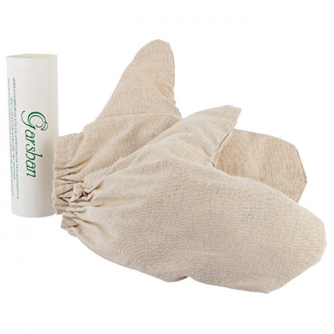 Массажные перчатки Garshan из сырого шелка, Maharishi Ayurveda, 1 пара
