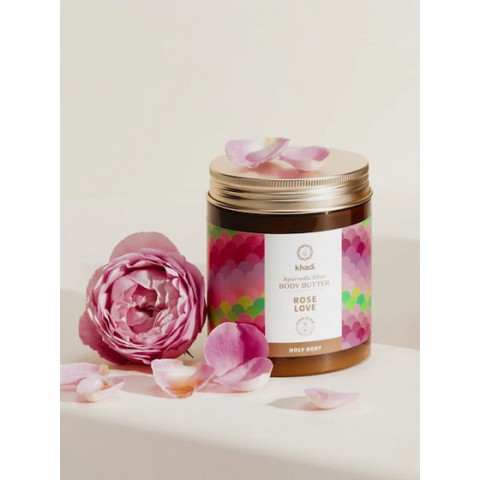 Ayurvedic Body Butter Rose Love, Khadi, 250 ml