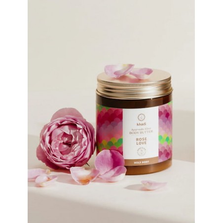 Ayurvedic Body Butter Rose Love, Khadi, 250 ml
