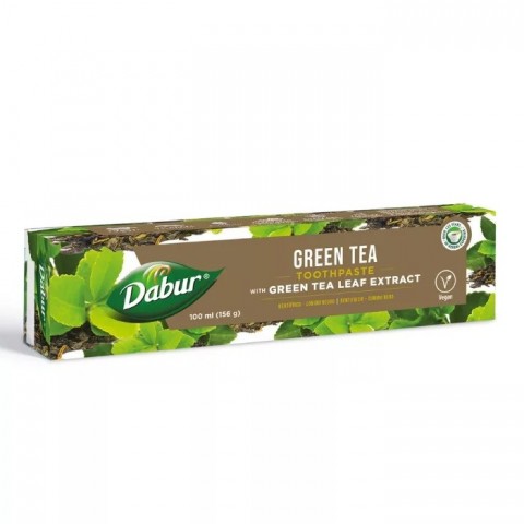 Herbal toothpaste with Green Tea, Dabur, 100 ml