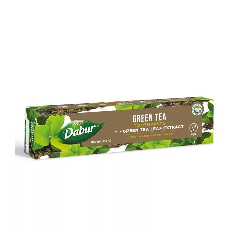 Herbal toothpaste with Green Tea, Dabur, 100 ml