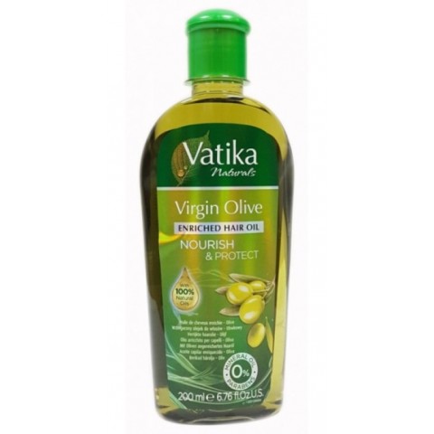 Чистое оливковое масло для волос, Dabur Vatika, 200 мл