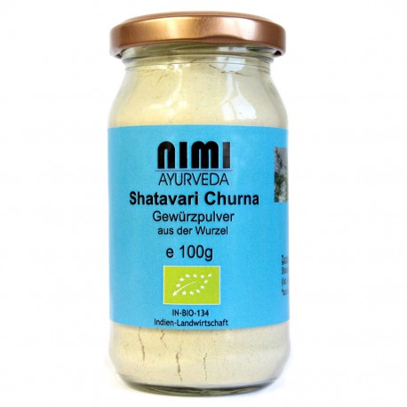 Shatavari Asparagus herbal powder, Nimi Ayurveda, 100g