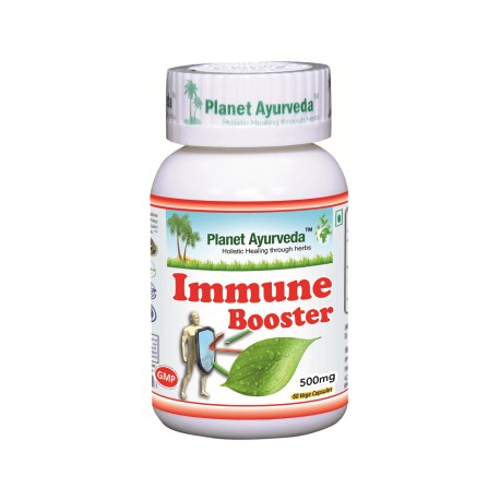 Пищевая добавка Immune Booster, Planet Ayurveda, органическая, 60 капсул