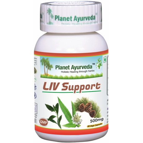 Пищевая добавка Liv Support, Planet Ayurveda, 60 капсул