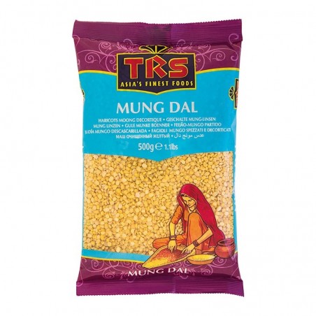 Skaldytos spindulinės pupuolės (mung dal), TRS, 500g