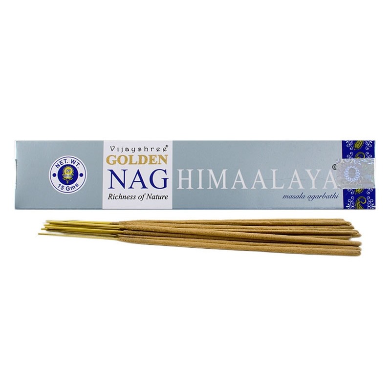 Incense sticks NAG HIMAALAYA Golden, Vijayshree, 15g