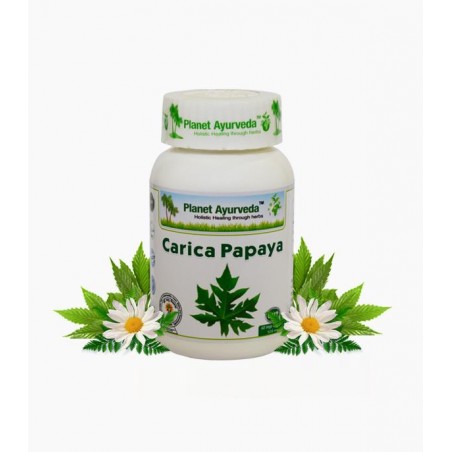 Food supplement Carica Papaya, Planet Ayurveda, 60 capsules