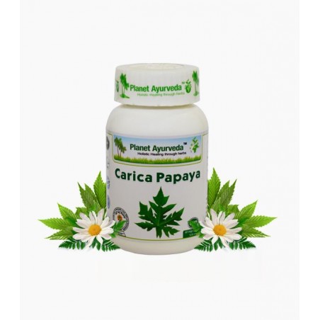 Пищевая добавка Carica Papaya, Planet Ayurveda, 60 капсул