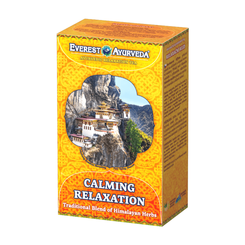 Ayurvedic Himalayan tea Calming Relaxation Bhutan, loose, Everest Ayurveda, 100g