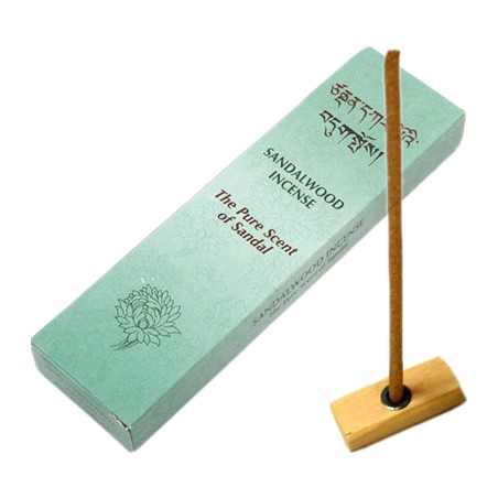 Tibetan incense sticks with sandalwood The Pure Scent of Sandal, with holder, 20 sticks