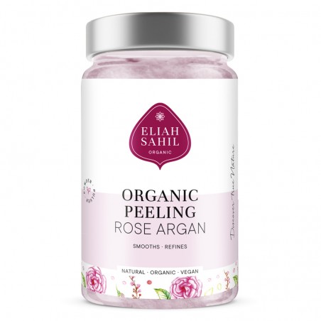 Organic face and body scrub Rose Argan, Eliah Sahil, 256g