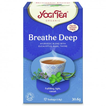 Spiced tea Breathe Deep, organic, Yogi Tea, 17 bags