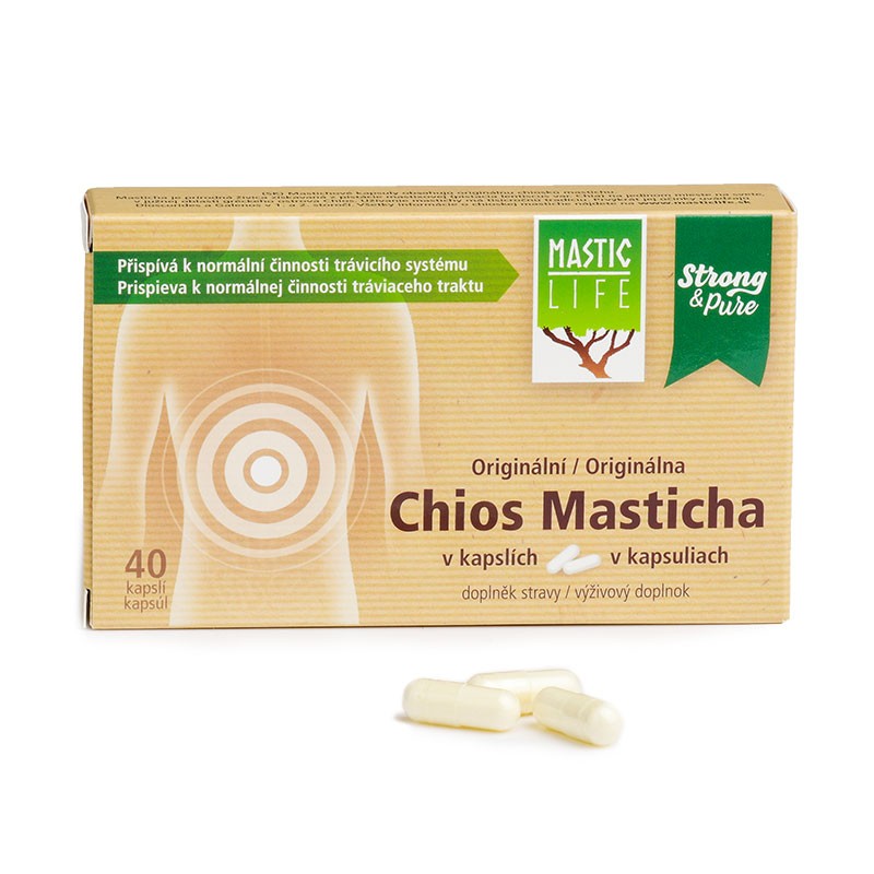 Maisto papildas "Mastic LIFE Chios Mastiсha", 40 kapsulių Maisto papildas "Mastic LIFE Chios Mastiсha", 40 kapsulių
