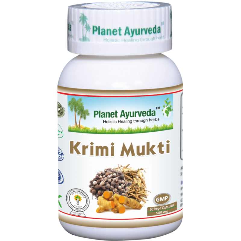 Food supplement Krimi Mukti, Planet Ayurveda, 60 capsules