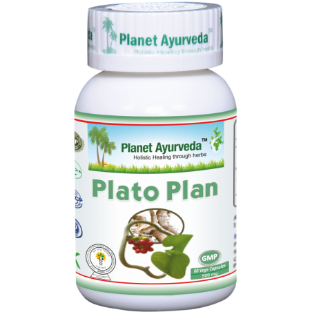Пищевая добавка  Plato Plan, Planet Ayurveda, 60 капсул