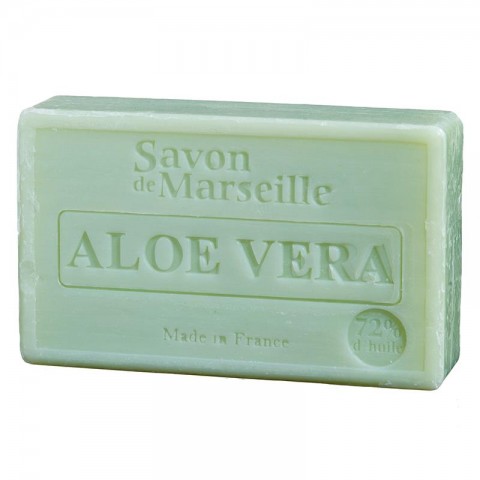 Natural soap with aloe Aloe Vera, Savon de Marseille, 100g