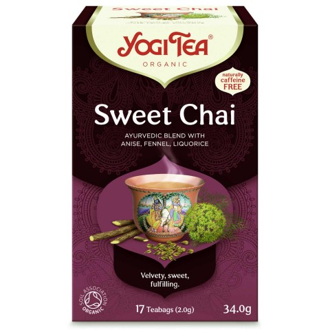 Spiced tea Sweet Chai, Yogi Tea, organic, 17 bags