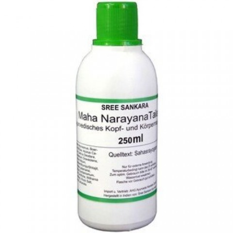 Massage oil for joints Mahanarayana Thailam, Sree Sankara, 250 ml
