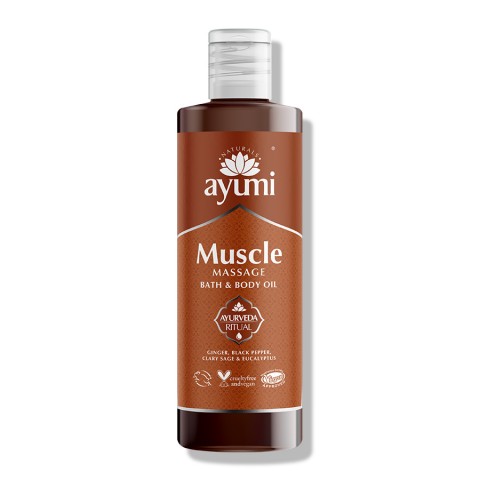 Body massage oil for muscles Muscle, Ayumi, 250 ml