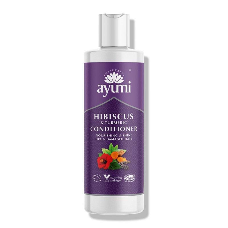 Shining and nourishing hair conditioner Hibiscus & Turmeric, Ayumi, 250 ml