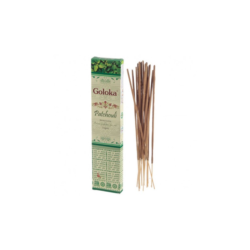 Goloka Patchouli incense sticks, 15g