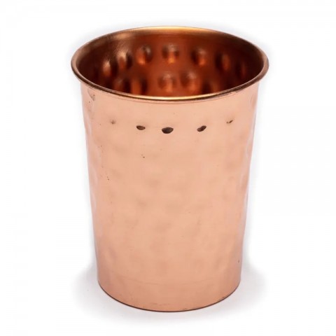 Copper cup Hammered, Yogi & Yogini, 250ml