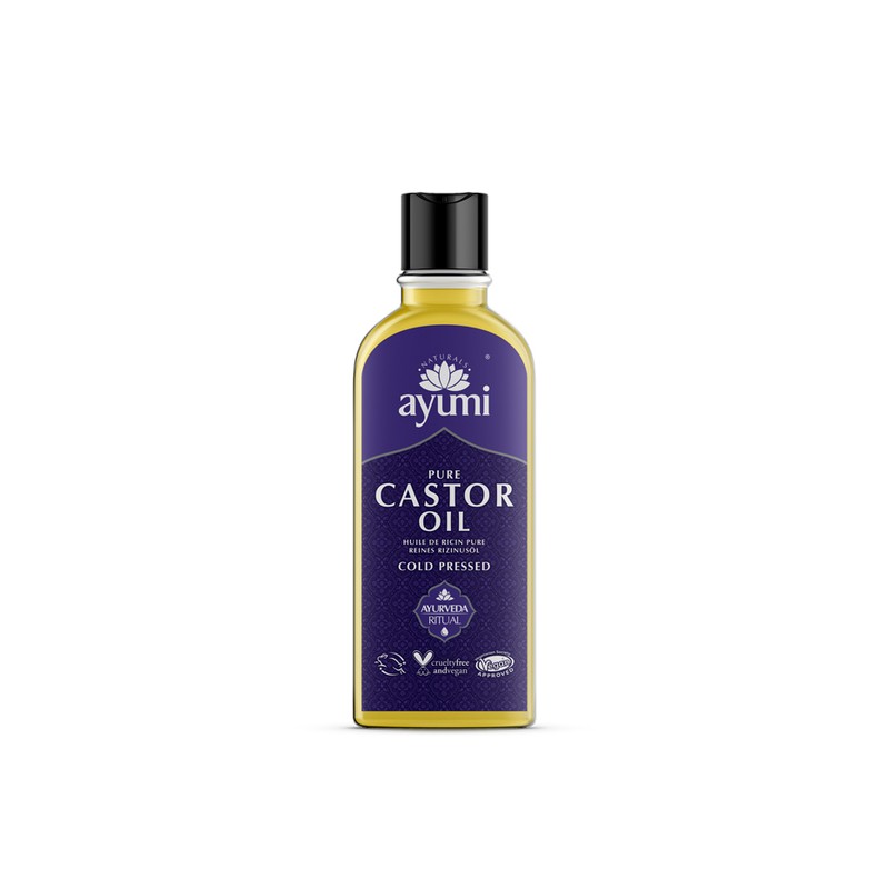 Pure castor oil, cold pressed, Ayumi, 150 ml