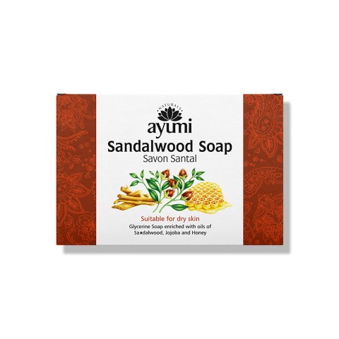 Soap with sandalwood for dry skin Sandalwood Jojoba, Ayumi, 100 g