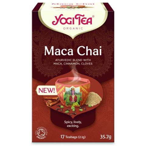 Spicy tea with Peruvian pepper Maca, Yogi Tea, 17 sachets