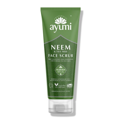 Facial scrub with Neem & Tea Tree, Ayumi, 125 ml