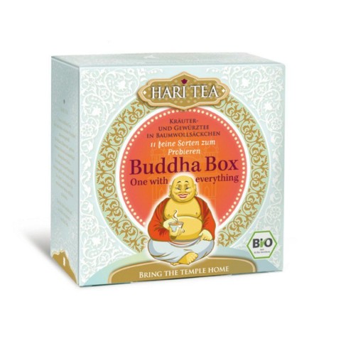 Tea assortment Buddha Box, organic, Hari Tea, 11 teabags